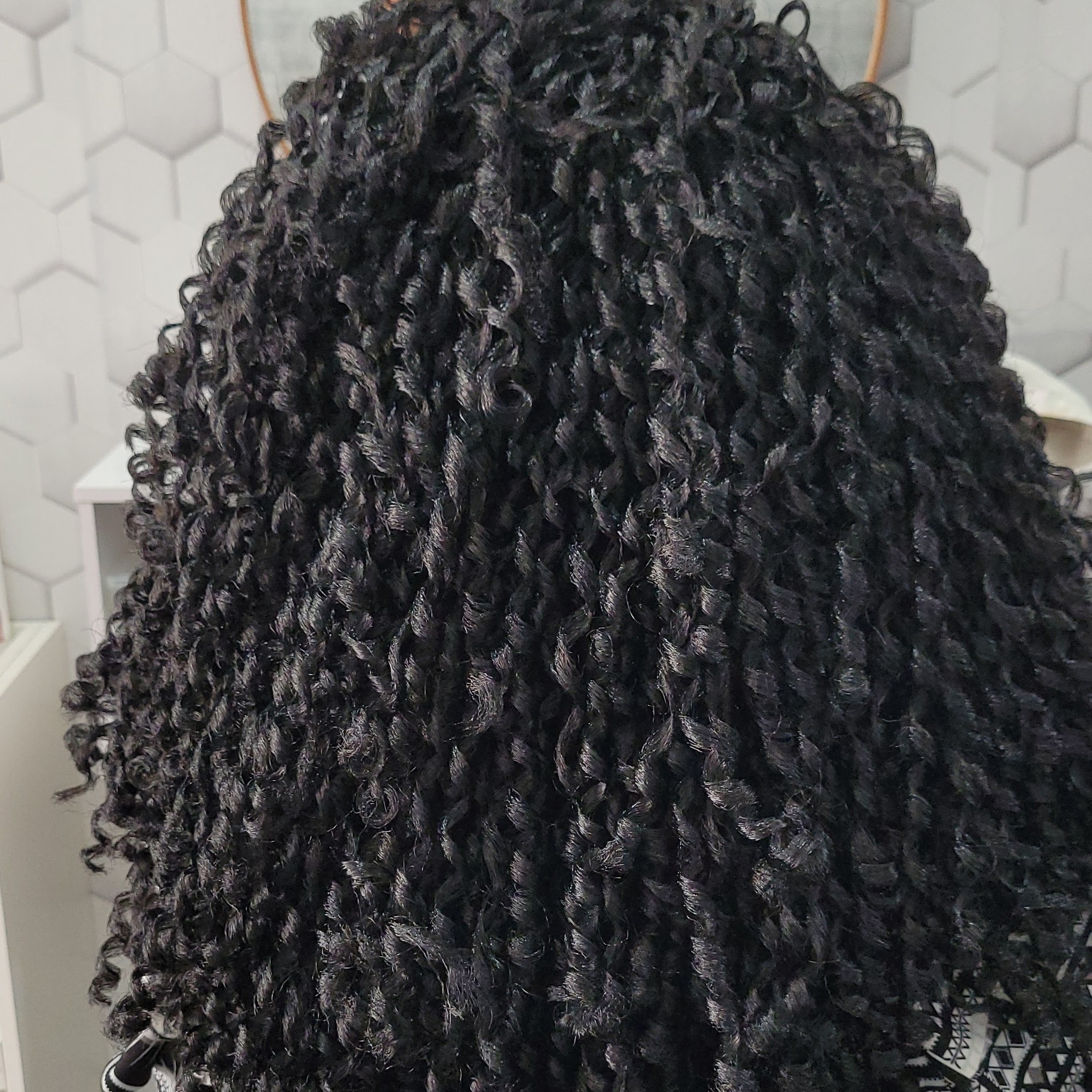 4- Pacote de colocação + cabelo Nina softex