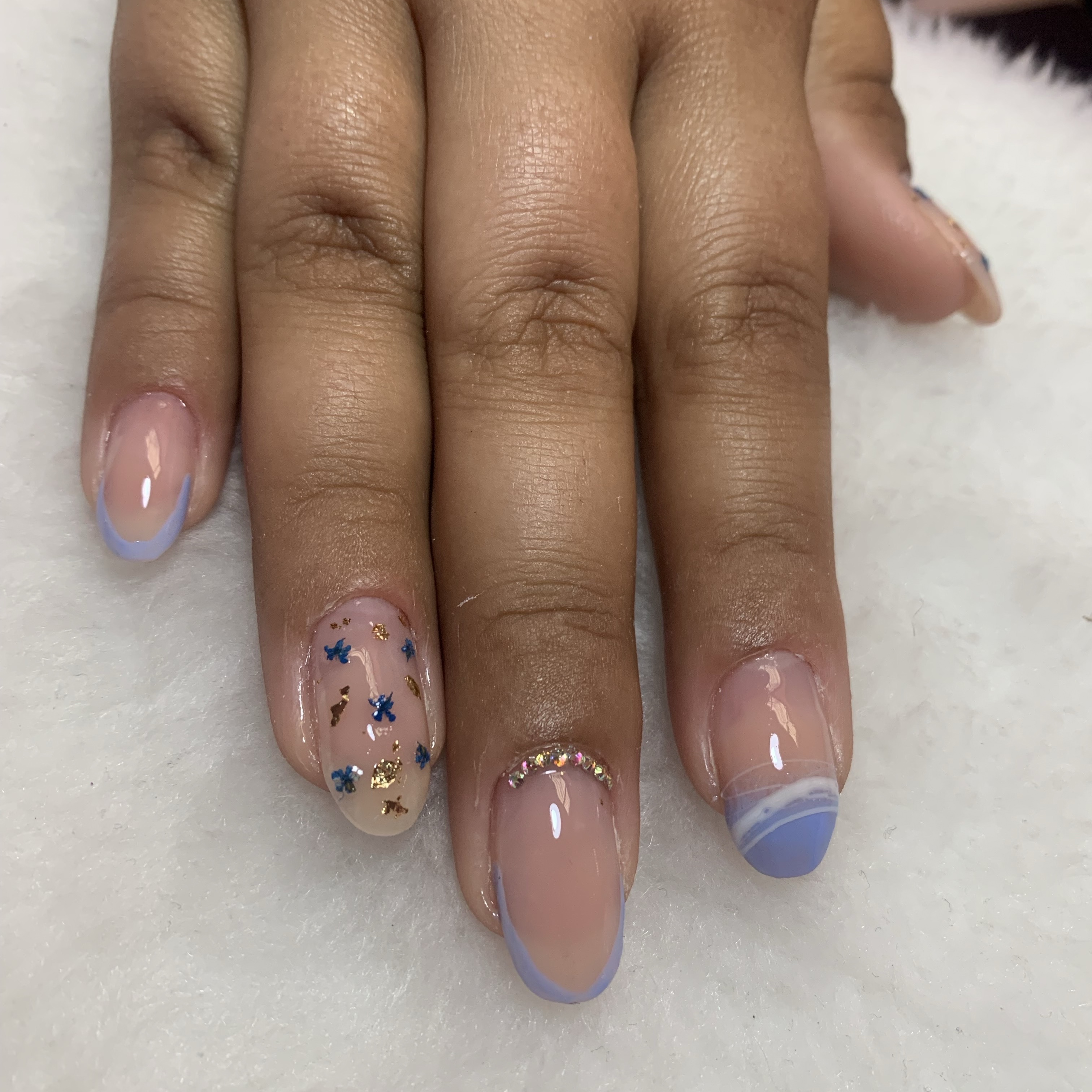 banho em gel.