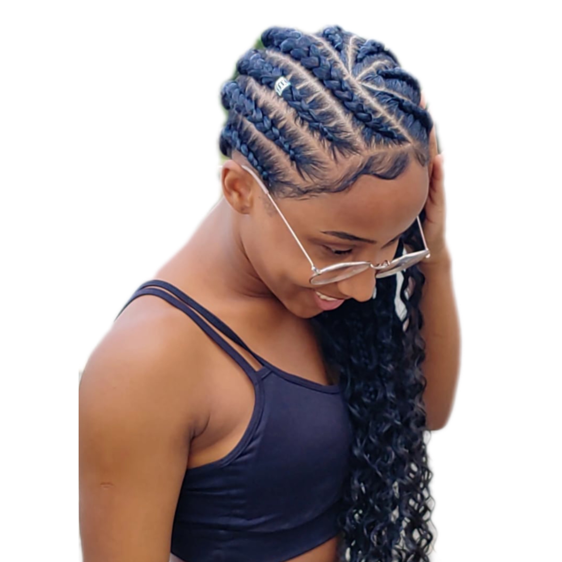Trança Ghana braids mão de obra