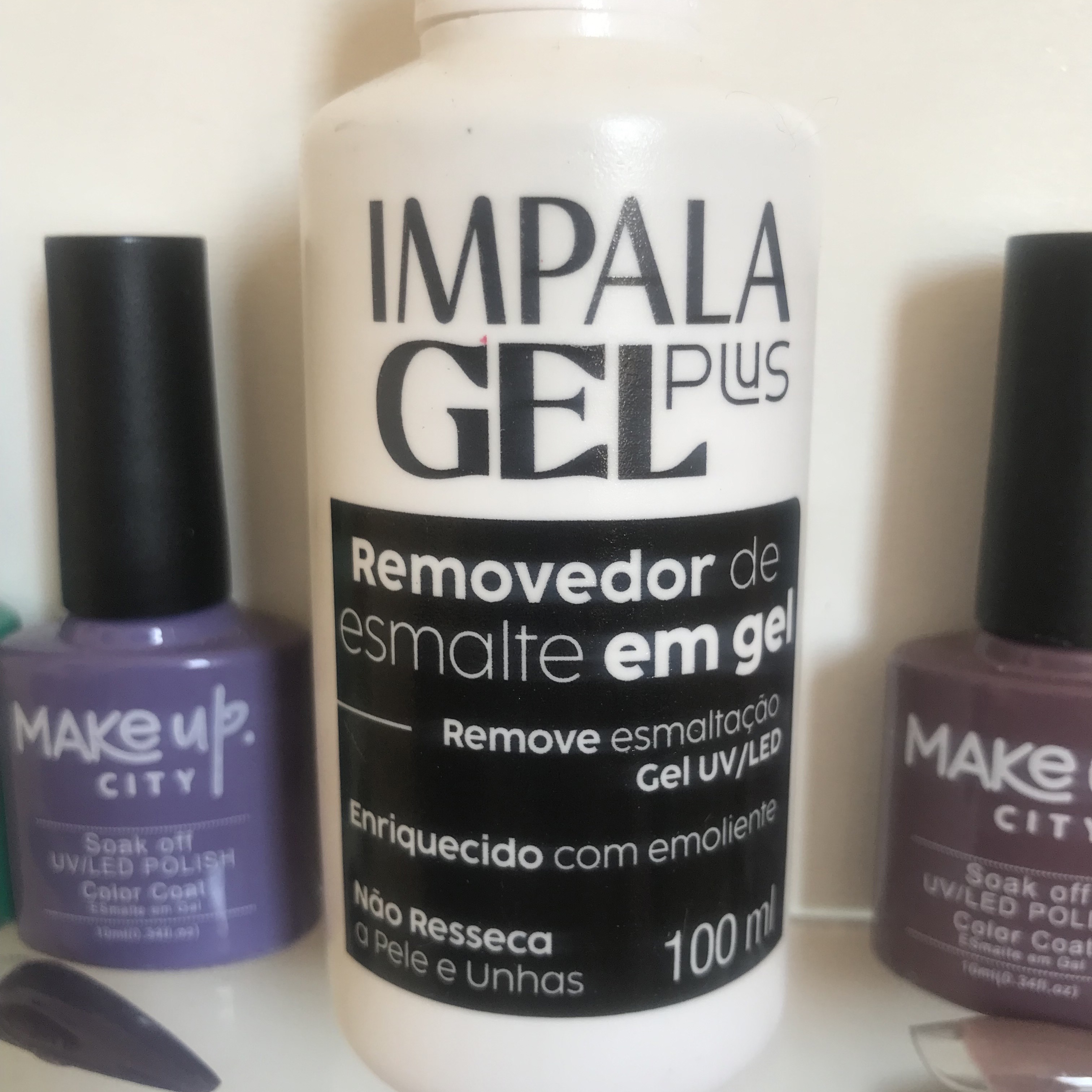 remover esmalte em gel