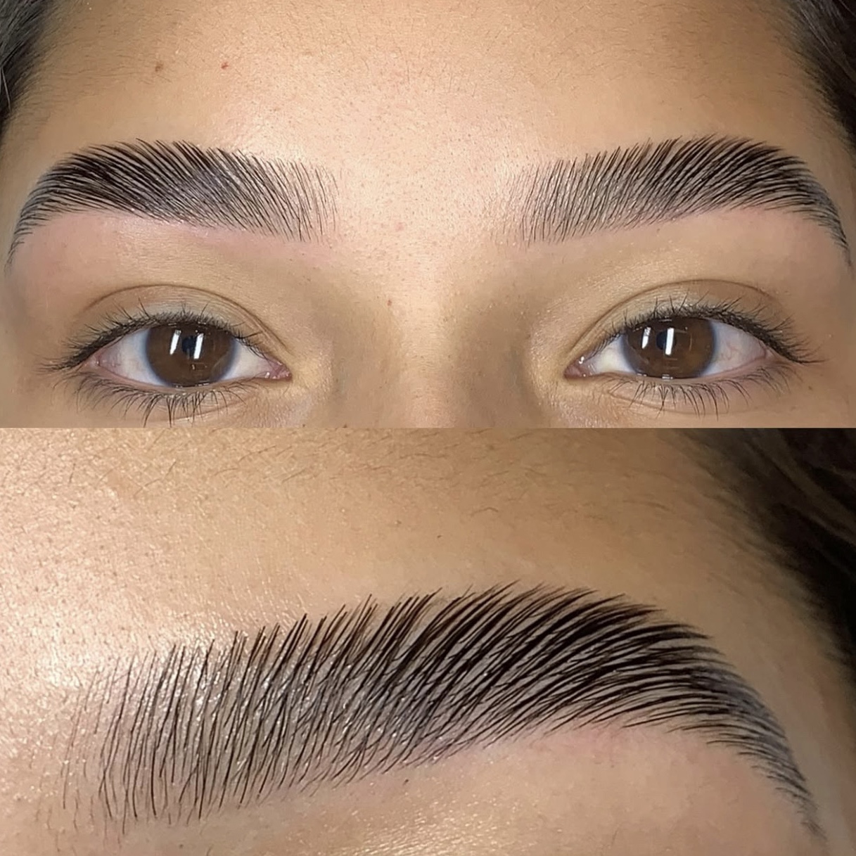 Brow design henna