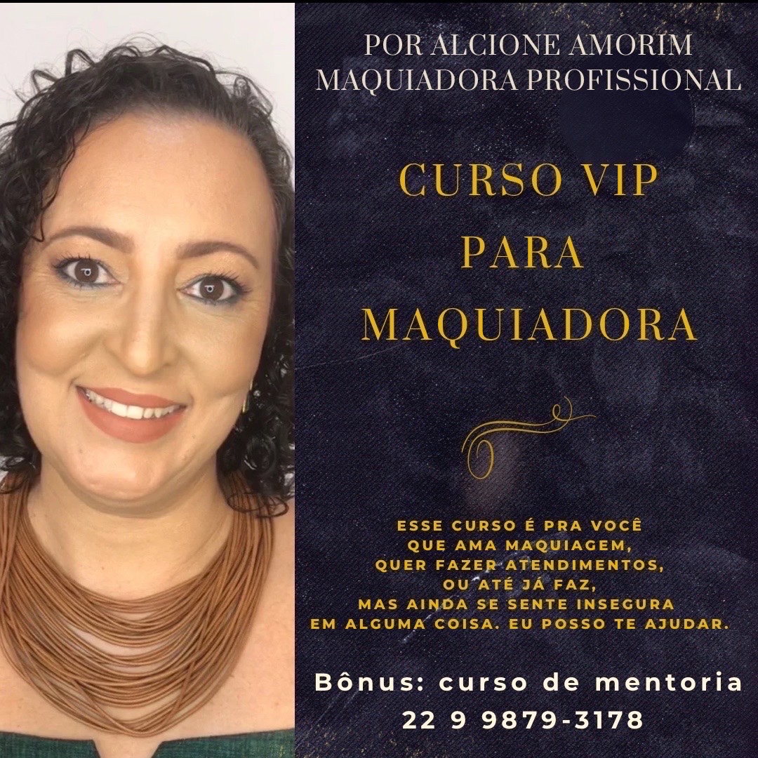 Curso vip para maquiadora