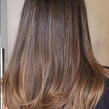plástica dos fios cabelo médio
