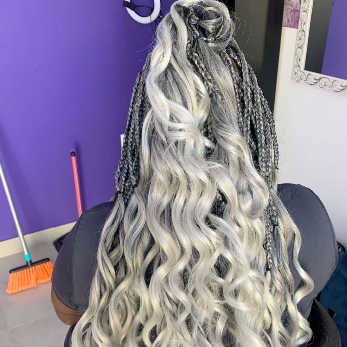 French Curl Braids