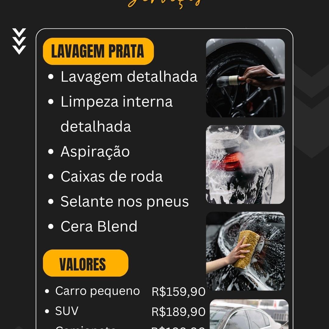Lavagem prata - Camionete