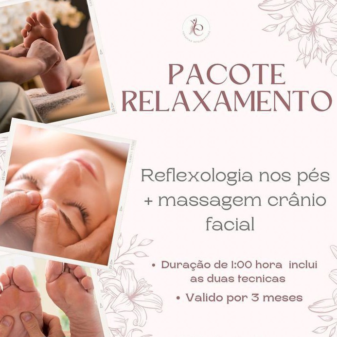 Massagem relaxante - Pacote 4 sessões