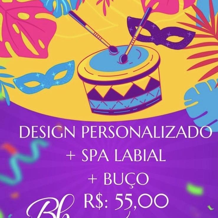 Design personalizado + Spa labial + Buço