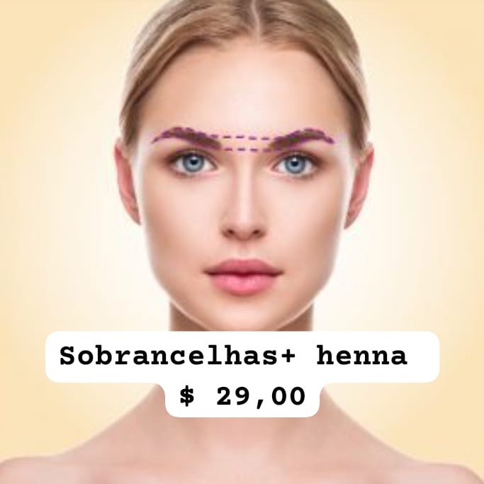 SOBRANCELHAS COM HENNA