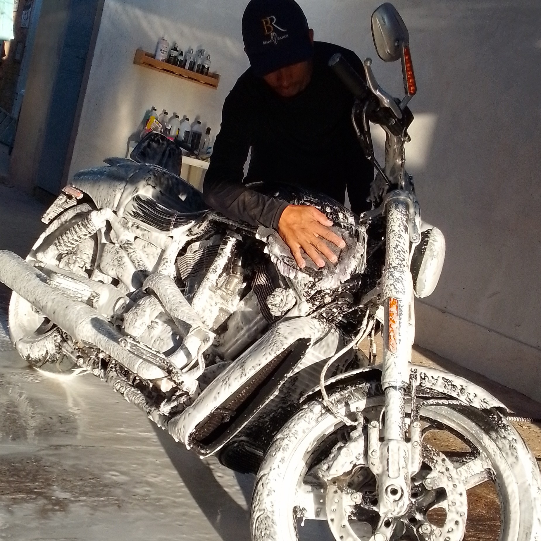 Lavagem técnica em motos