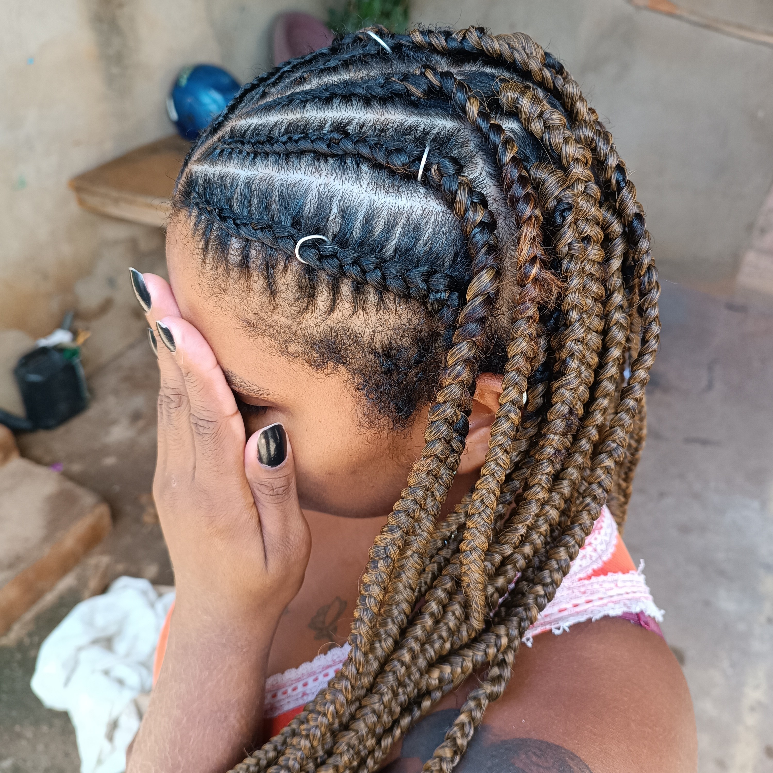 Fulani Braids com jumbo
