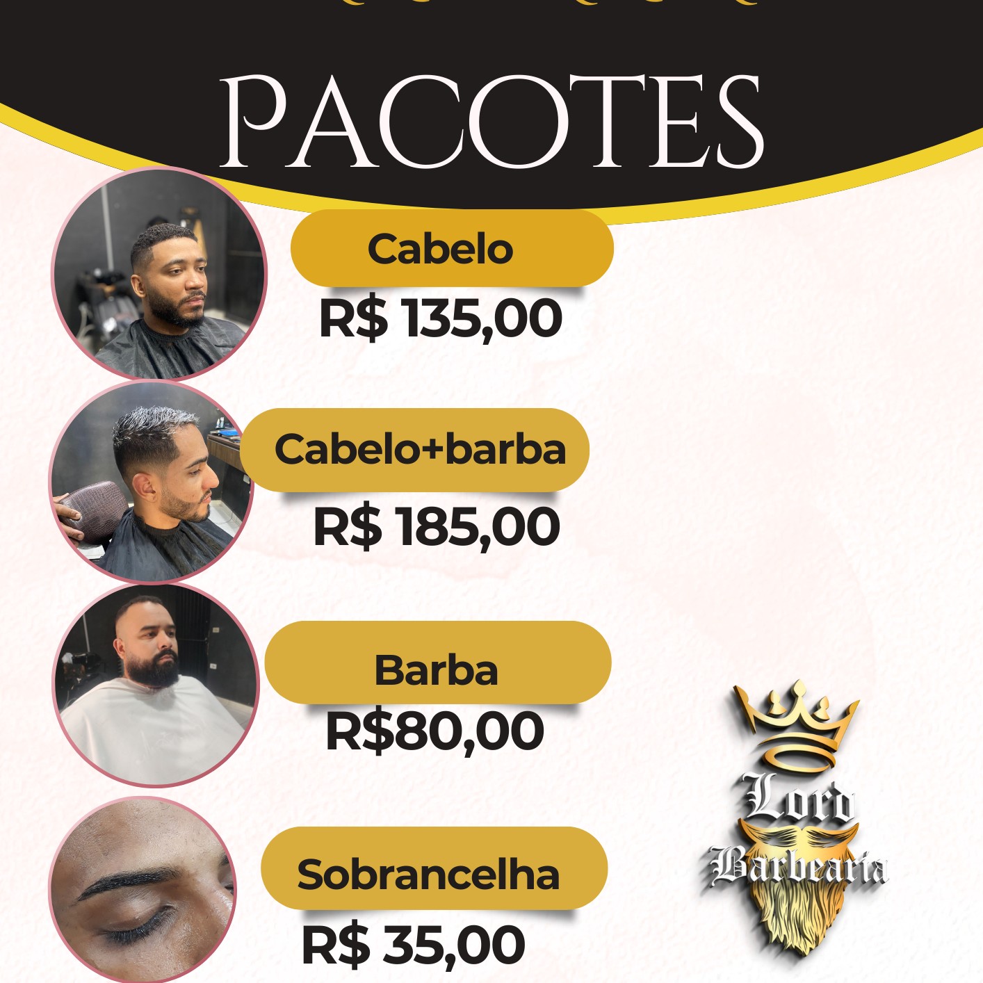 pacote cabelo e barba