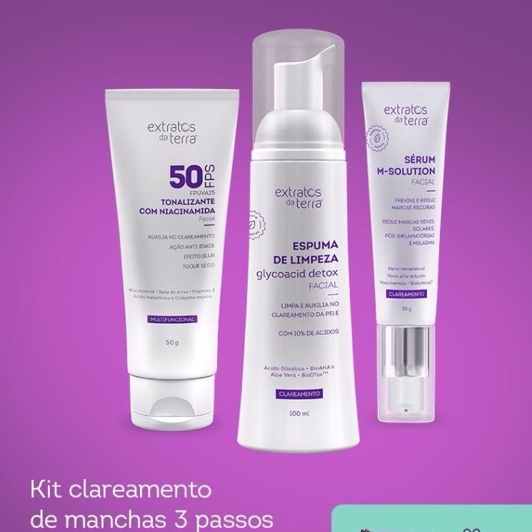 kit clareamento facial