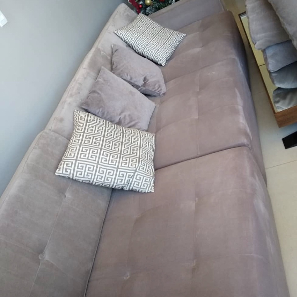 Higienização de sofá de canto tratamento fungos e bactérias e anti ativo