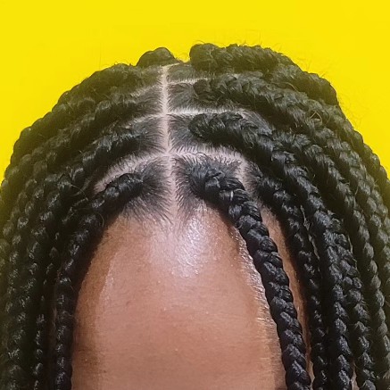 1- Retoque box braids (RETOQUE ACABAMENTO)