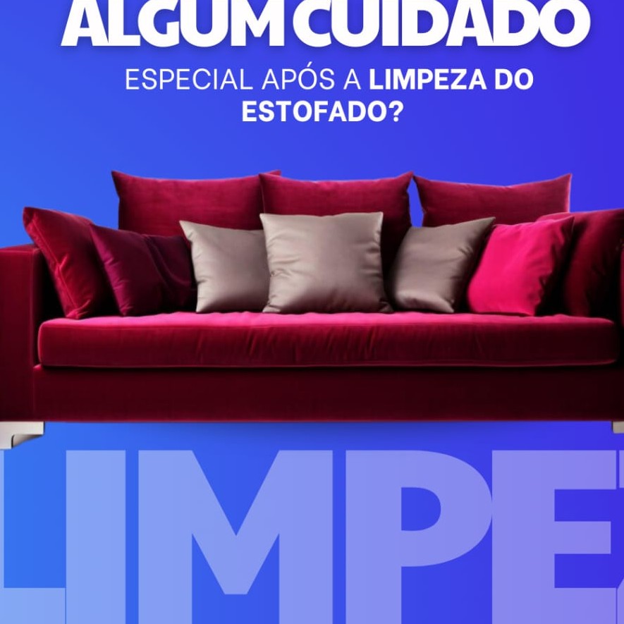 Higienização de sofá