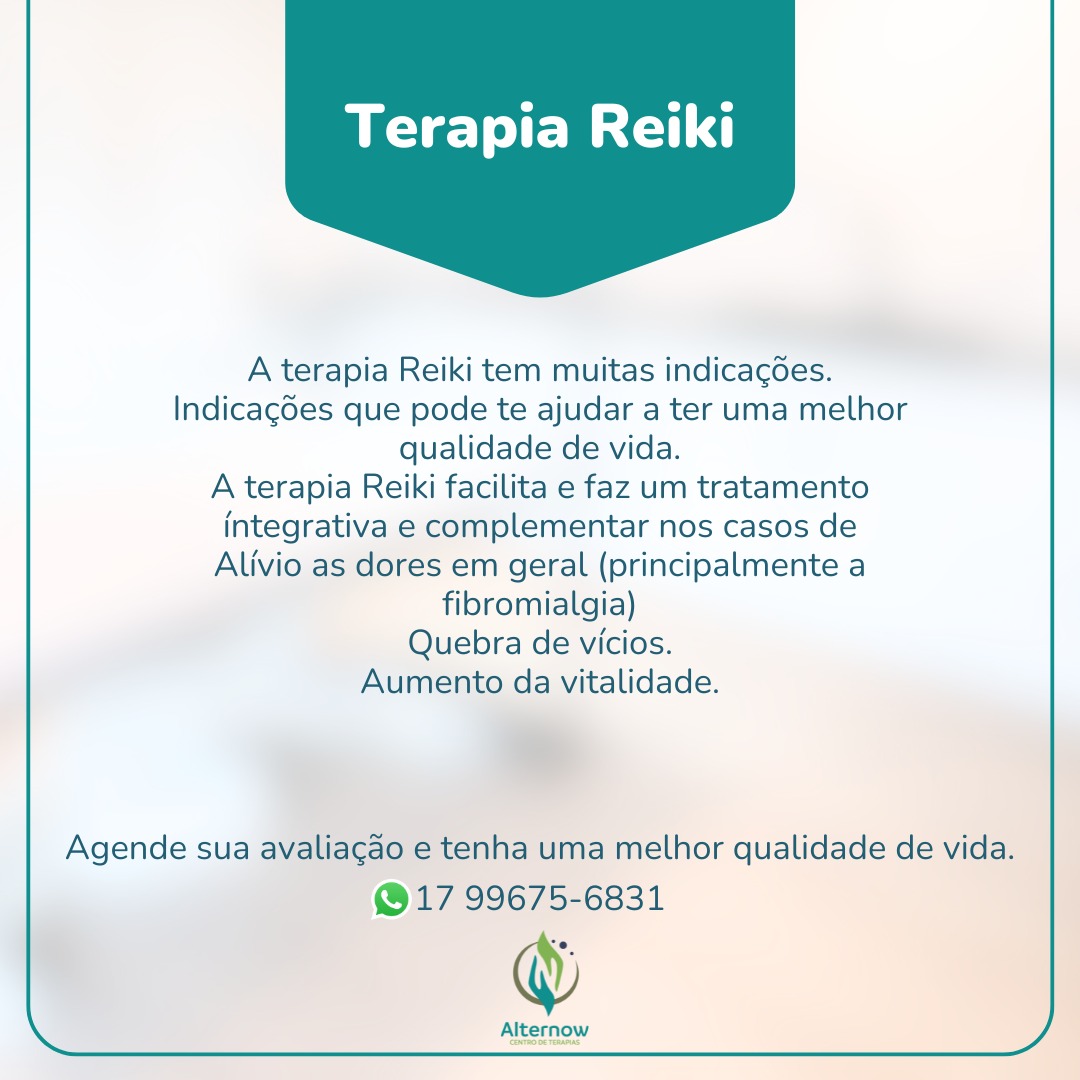 Terapia Reiki (presencial,online e a distância.(valor no catálogo  do WhatsApp)