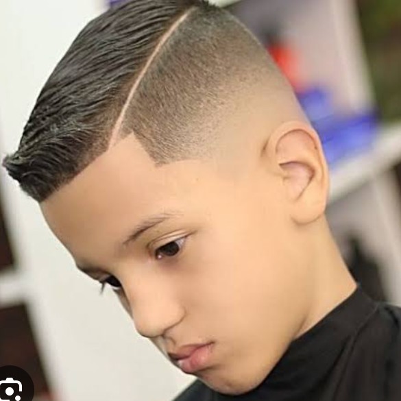 corte degradê para criança