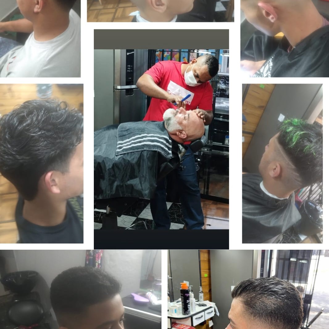 combo barba e cabelo.
