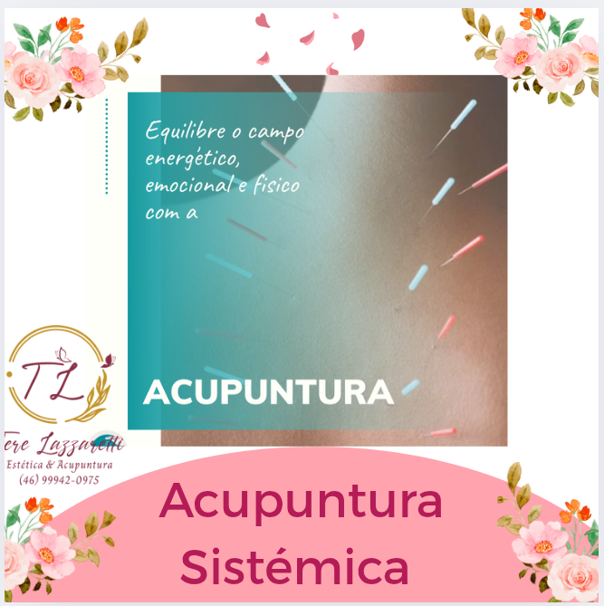 ACUPUNTURA SISTÊMICA É (FEITO NOS CANAIS ENERGÉTICO), EM VÁRIOS PONTOS DO FORPO!