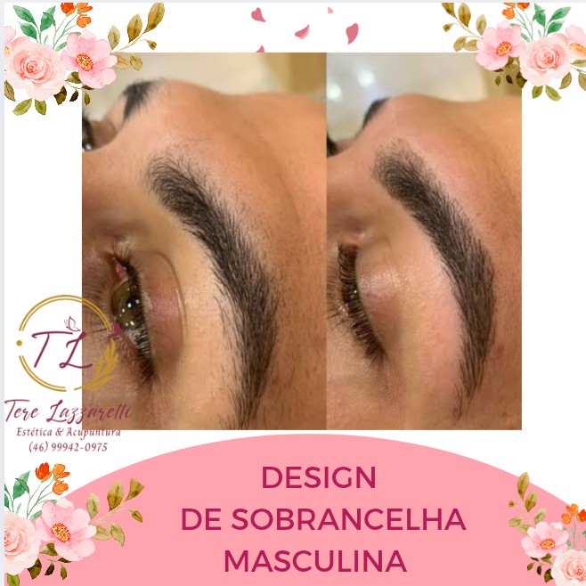 DESIGN SOBRANCELHAS MASCULINO