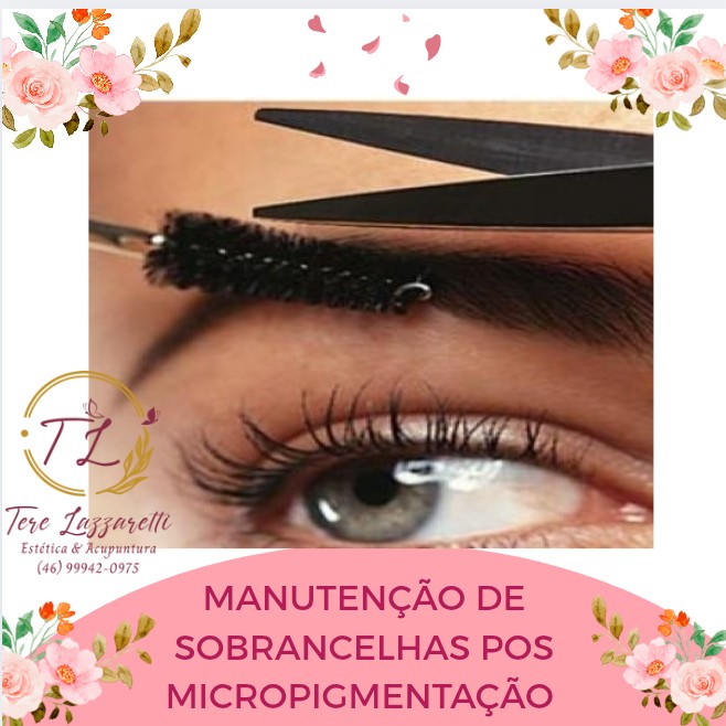 MANUTENÇÃO DE SOBRANCELHAS PÓS MICROPIGMENTAÇÃO