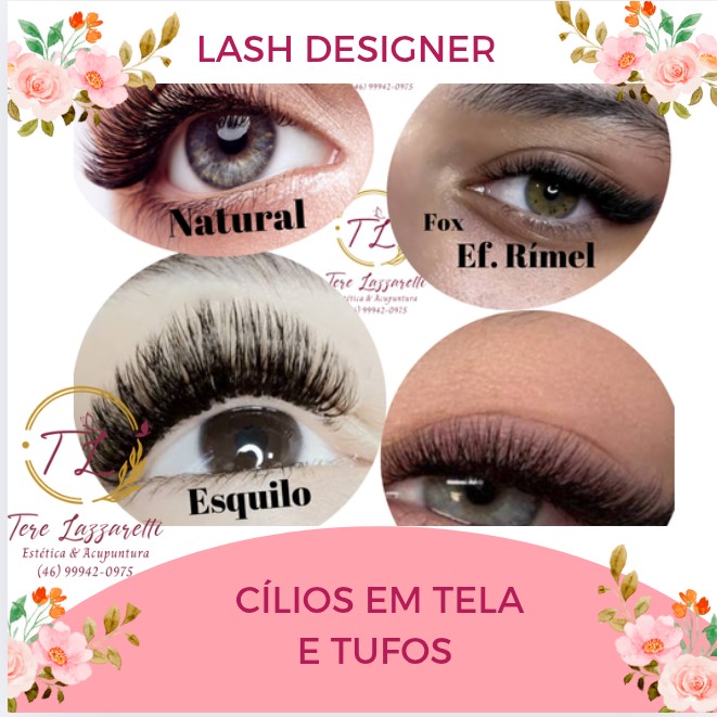 LASH EM TELA E TUFOS