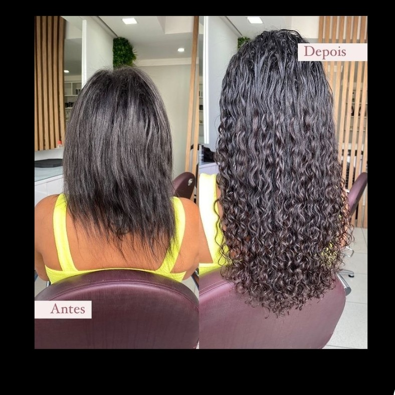 Mega hair Entrelace Material e mao de obra cabelos bioproteinados