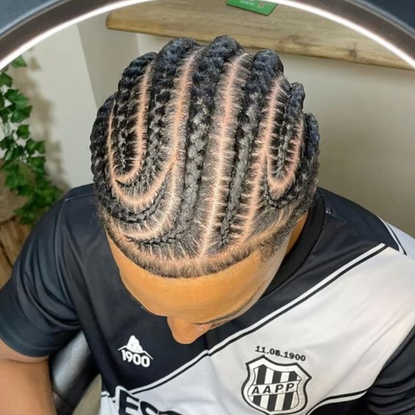 Tranças Nago masculino
