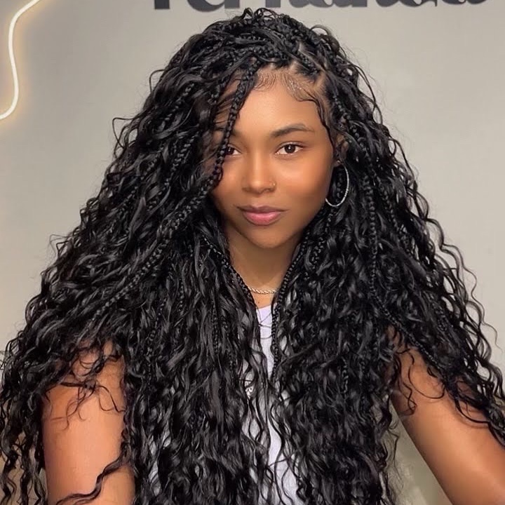 Boho braids M mão de obra