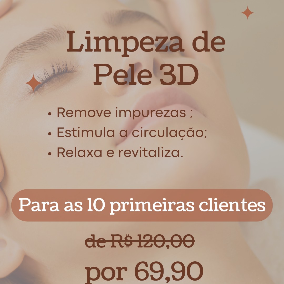 Limpeza de pele 3D