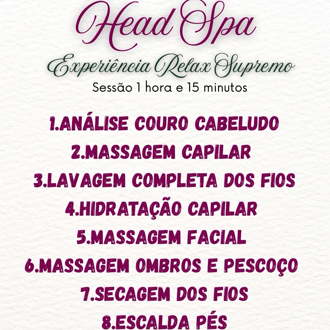 Head Spa * Relax Supremo*