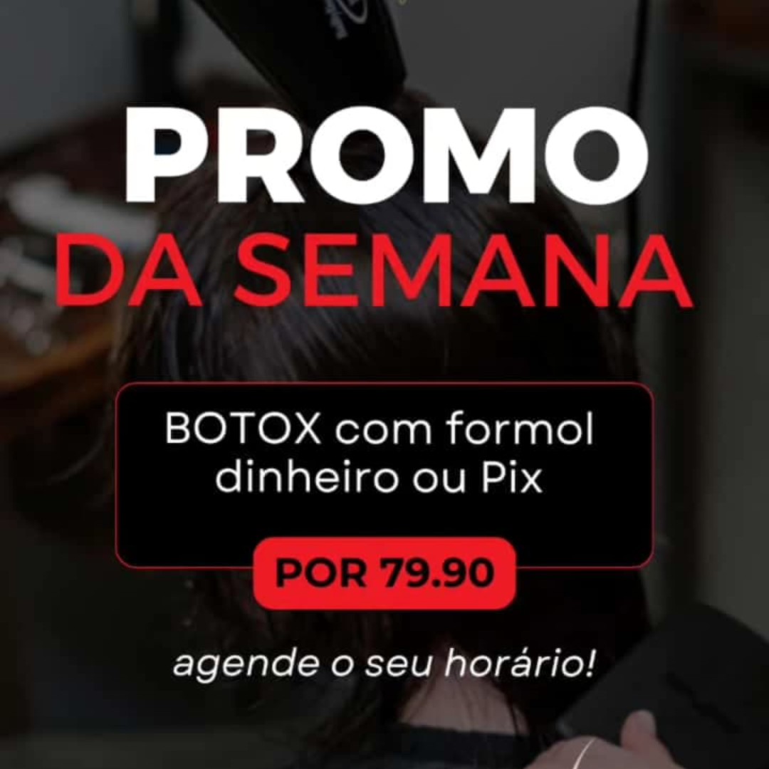 botox com formol promoção