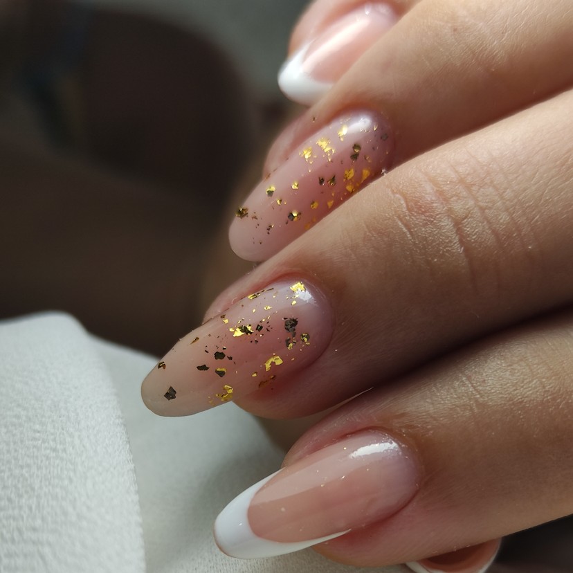 unha em gel aplicação