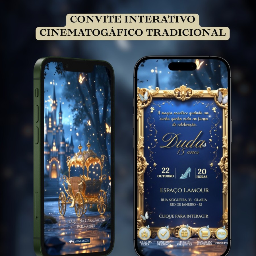 Promoção Convite Cinematográfico Tradicional