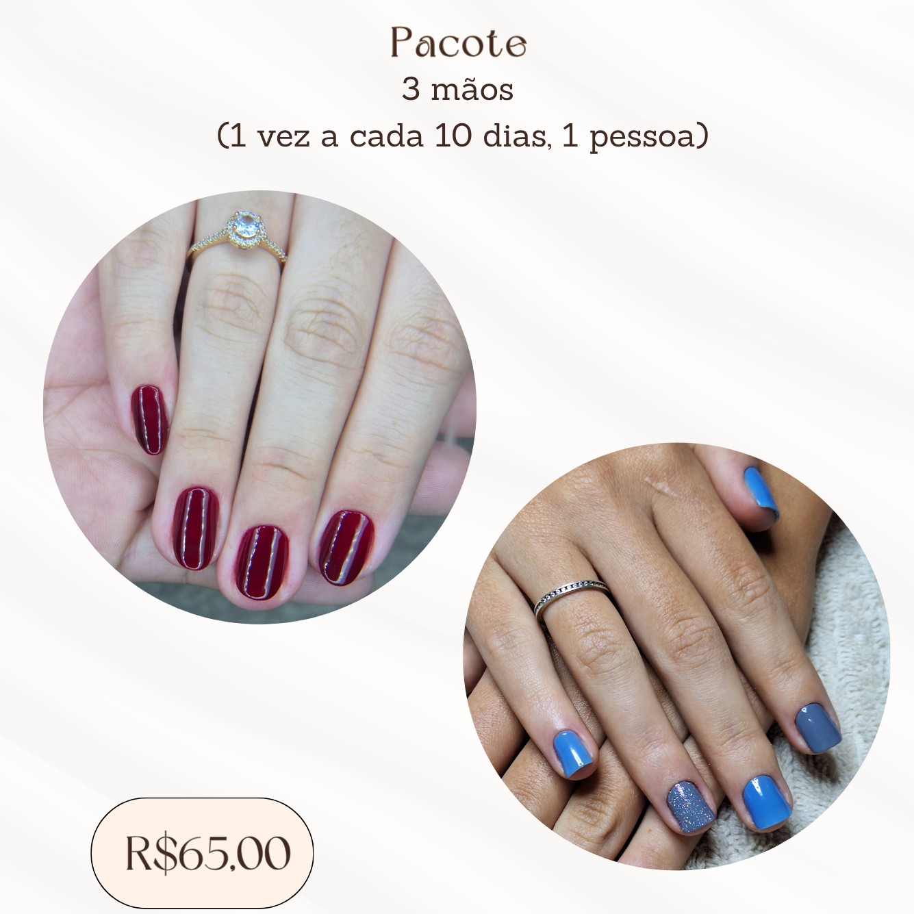 Pacote (3 mãos)