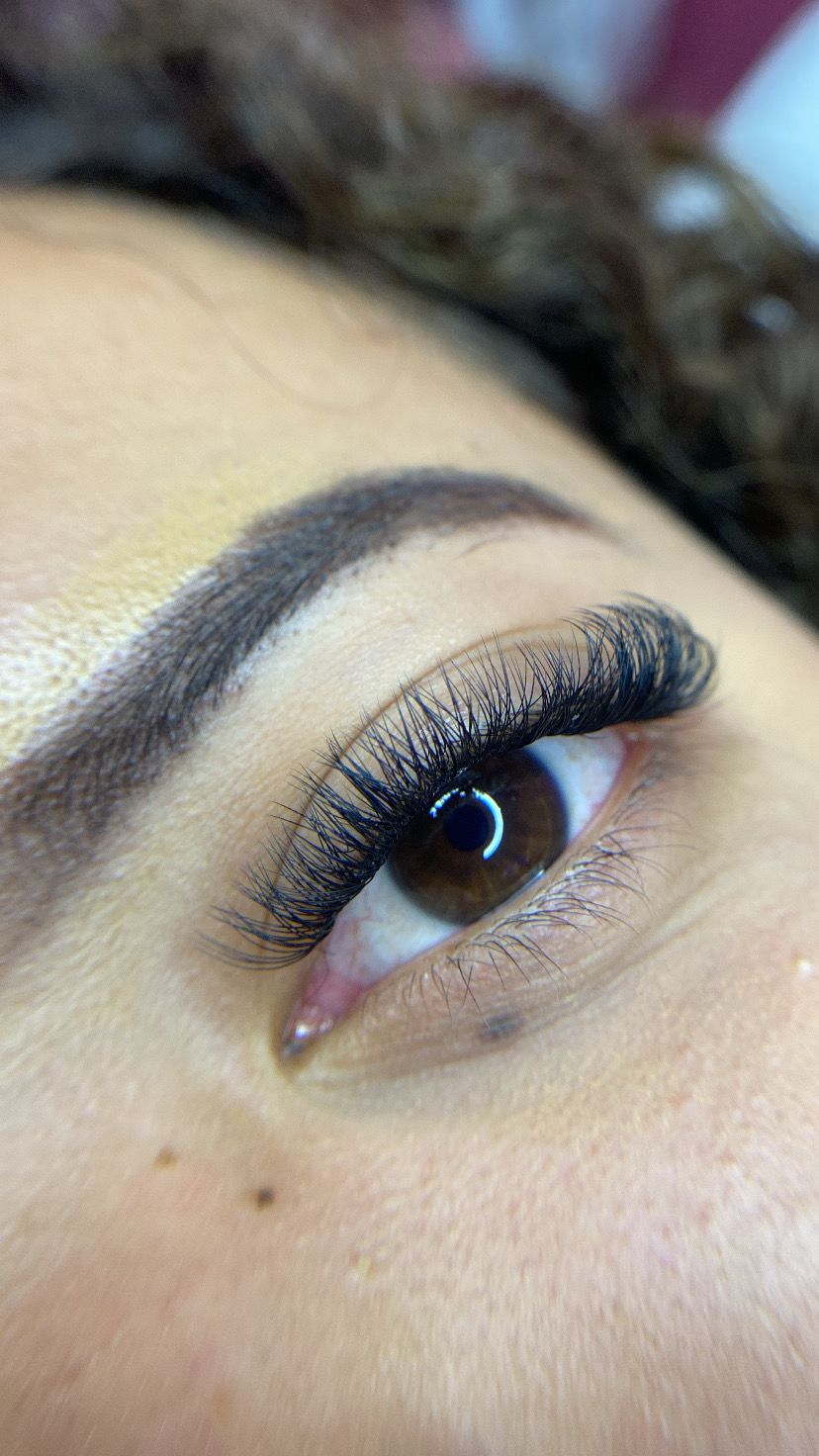 Cílios tufo  de seda clássico