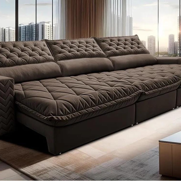 Higienização de sofá maior que 3 metros retrátil