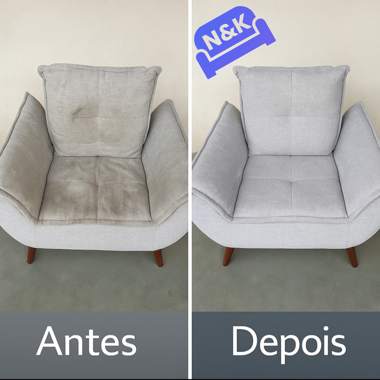 Higienização de poltrona padrão