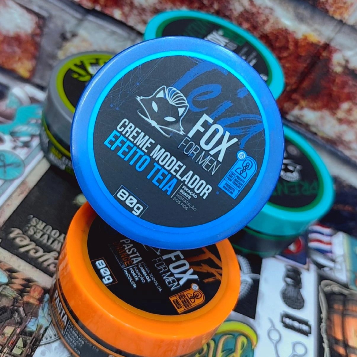 POMADA MODELADORA FOX 80g