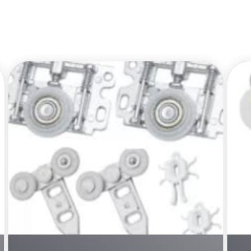 substituição roldanas porta quadra roupa