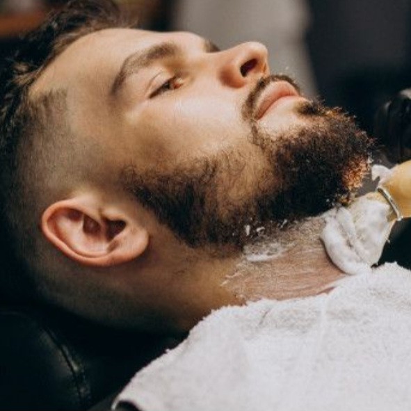 hidratação e alinhamento da barba