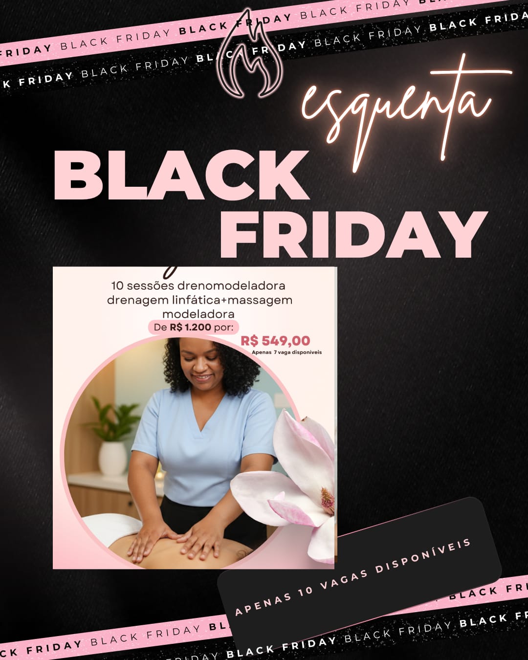 Black Friday do relaxamento (corpo todo)