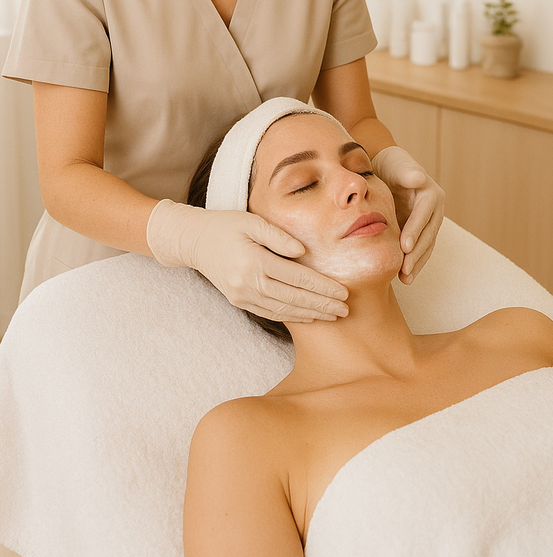 Limpeza de pele com extração