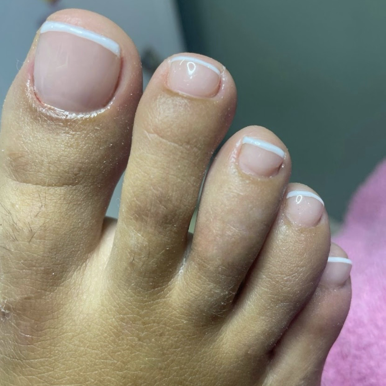 alongamento unha dos pés