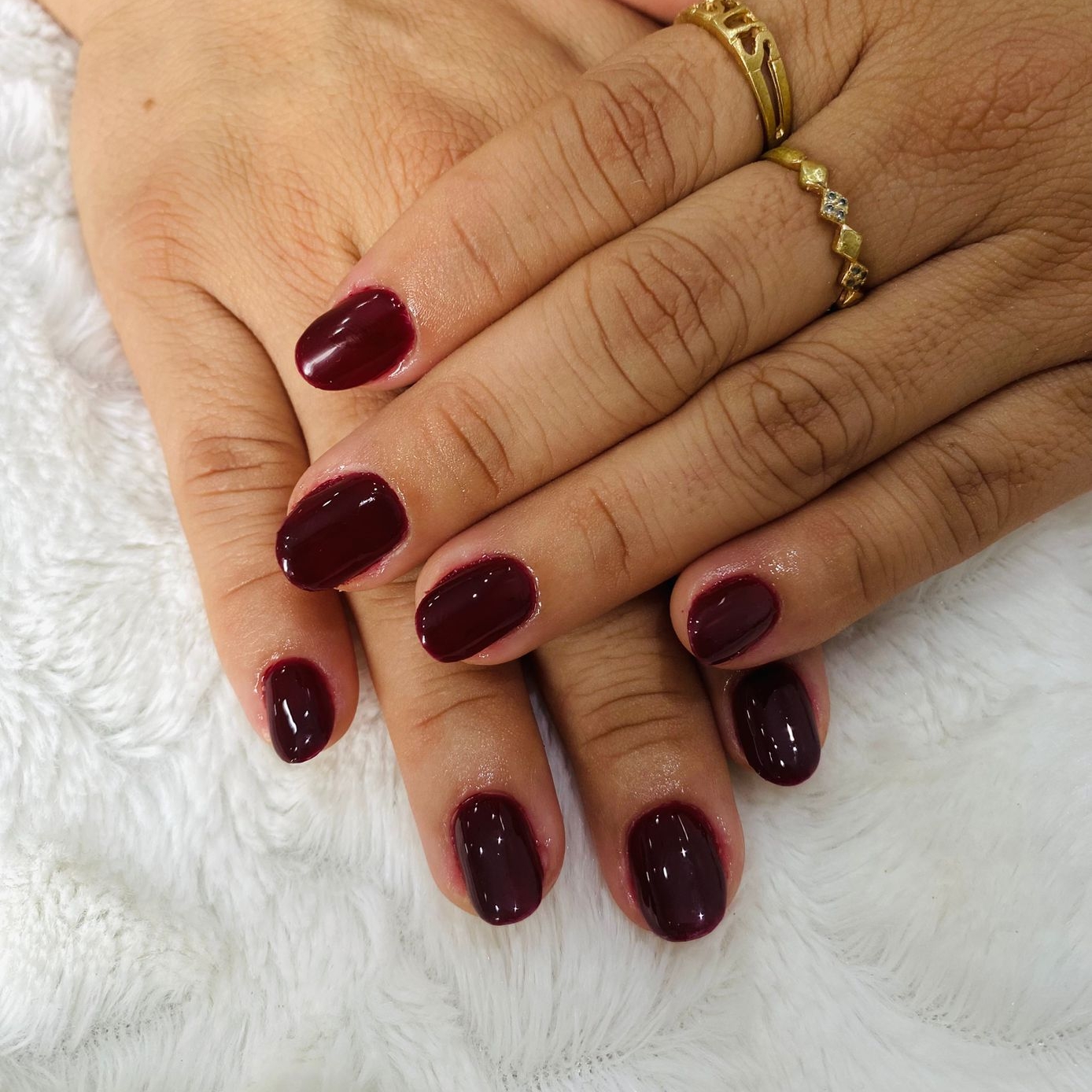 Esmaltação em gel mão