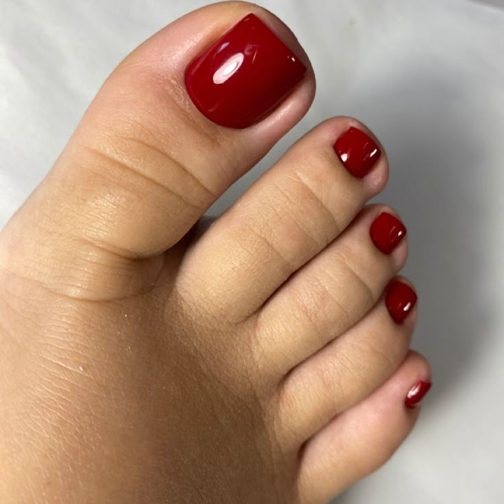 Esmaltação em gel pé