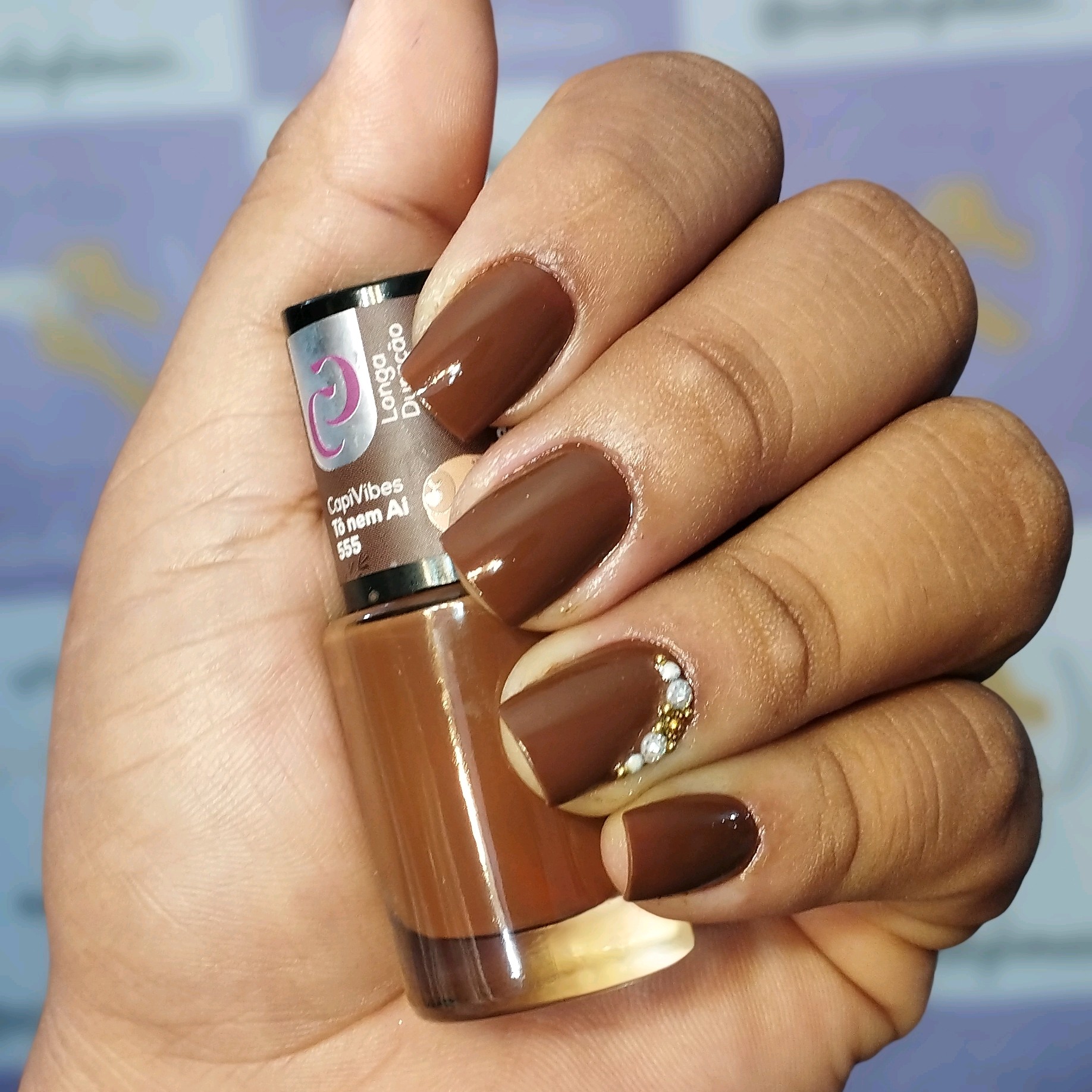 Unhas decoradas (pé e mão)