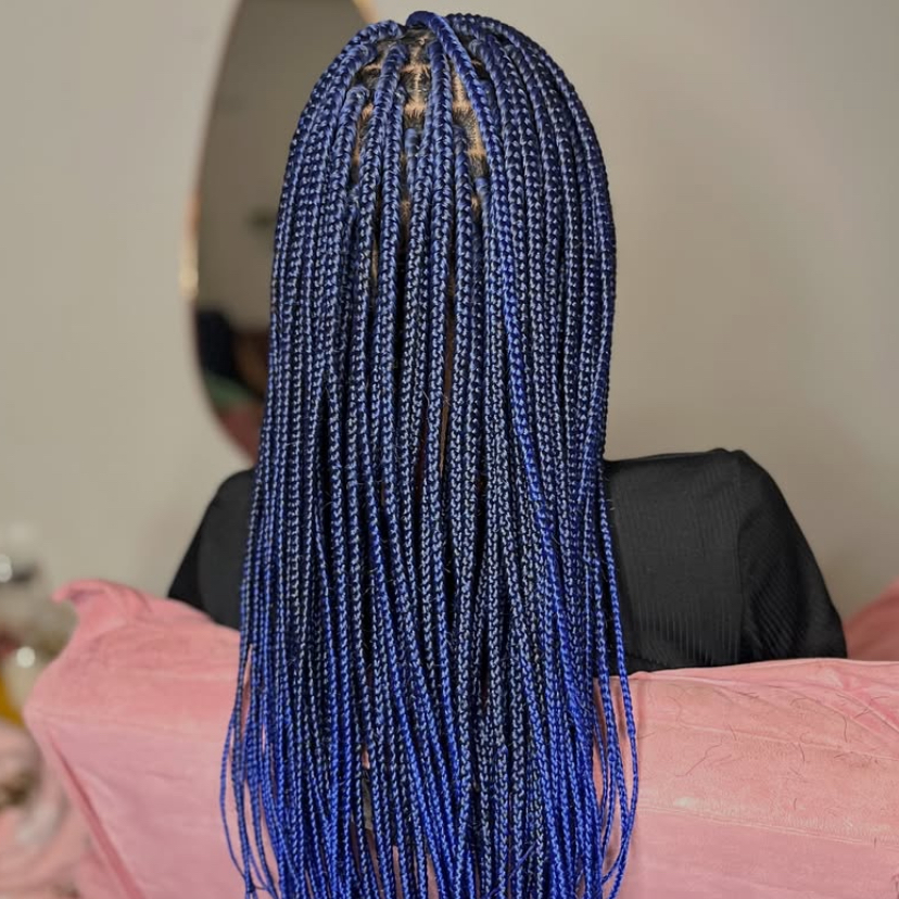Box braids – cintura