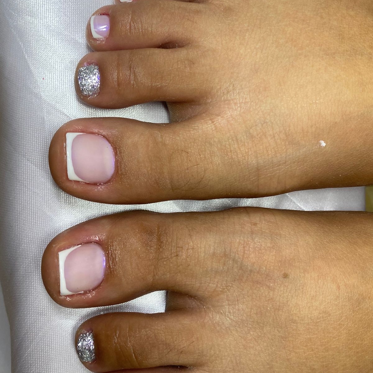 esmaltação em gel no pé