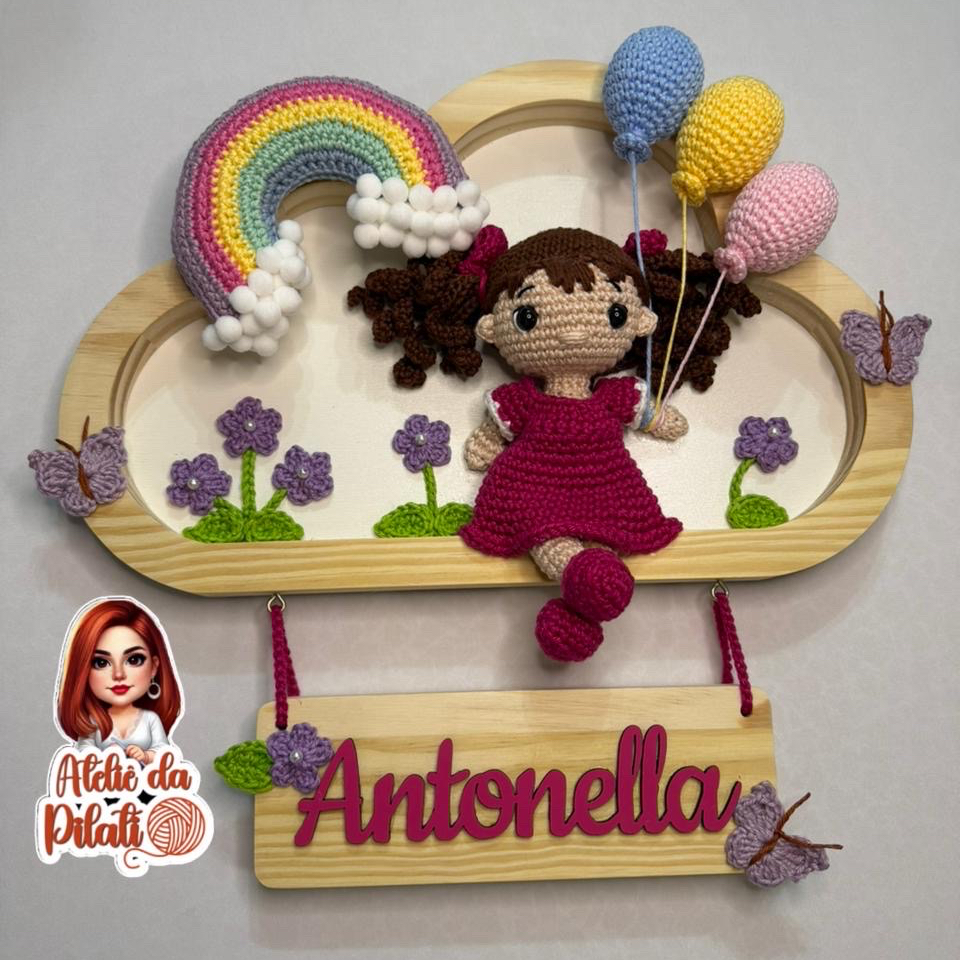 Porta Maternidade Nuvem